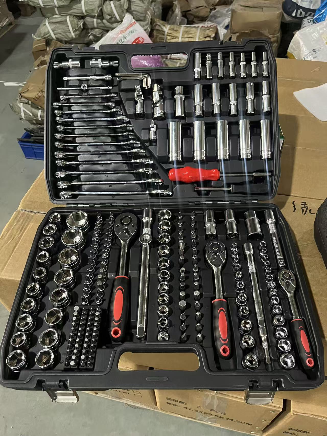 Power Tools Garden - 216-Piece DIY Auto Repair Tool Kit