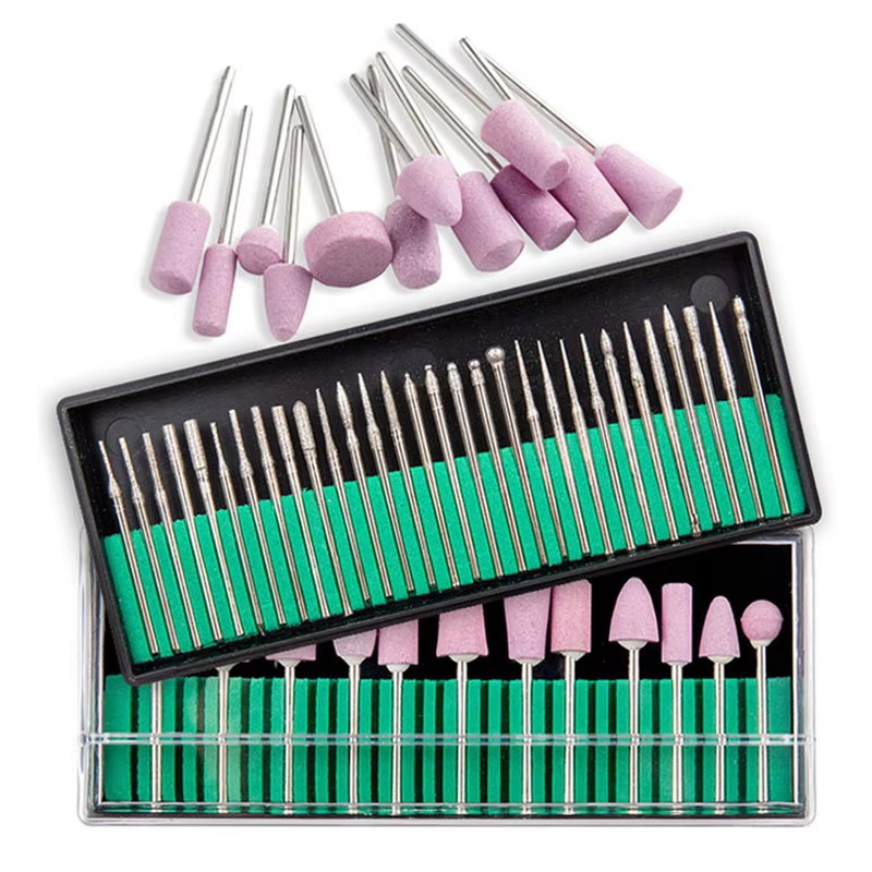Rotary Tool Kit - YIKOOLIN 12/30Pcs Nail Drill Bits Kit
