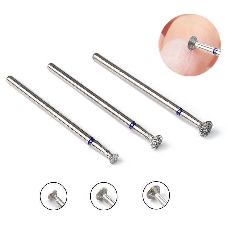 Rotary Tool Kit - 3pcs/set Diamond Nail Drill Bit Cuticle