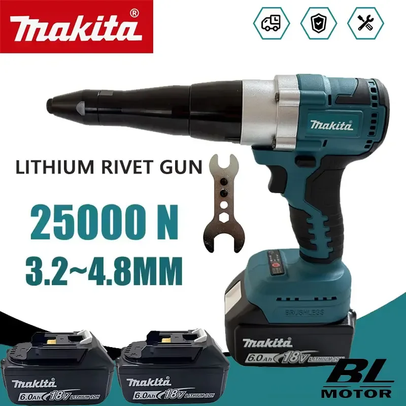 Power Tools Safety - Makita 25000N Brushless Electric Rivet Gun