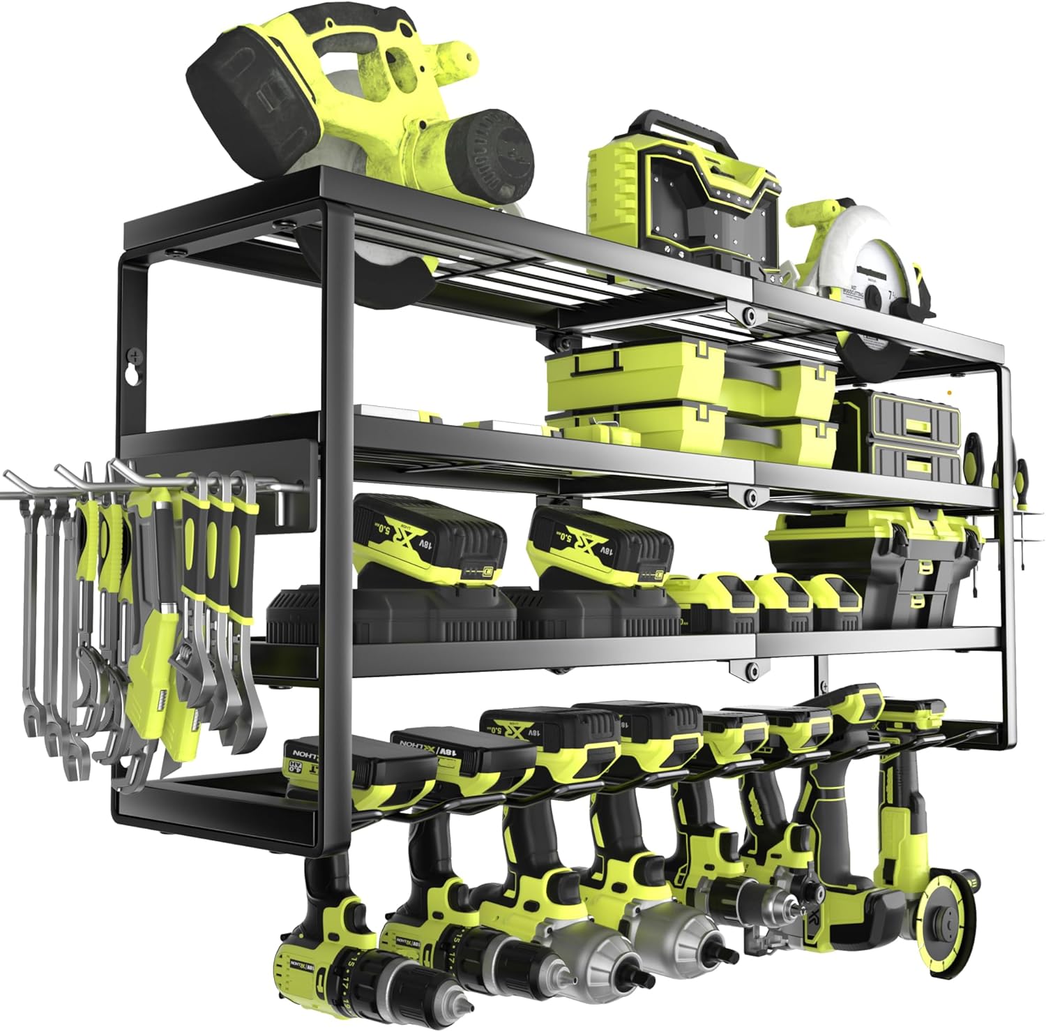 4 Layer Wall Mount Power Tool  - огляд і ціна Power Tools Rack