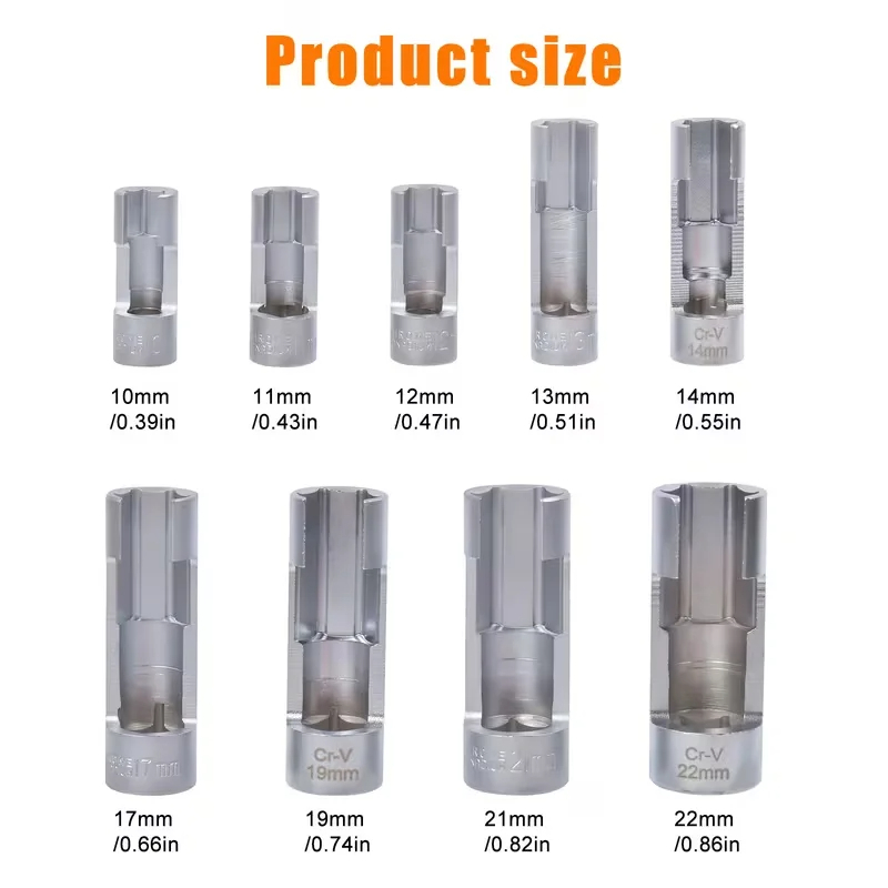 9pcs Fuel Line Socket Wrench S - огляд і ціна Rotary Tool Kit