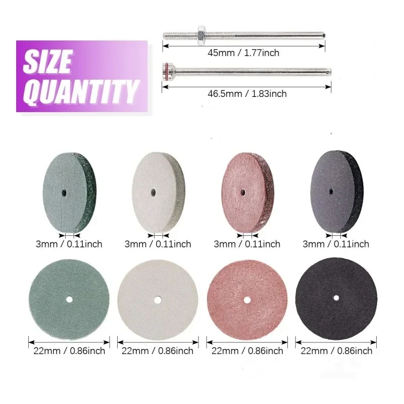 42Pcs Polishing Wheels Kit 40P - огляд і ціна Rotary Tool Kit