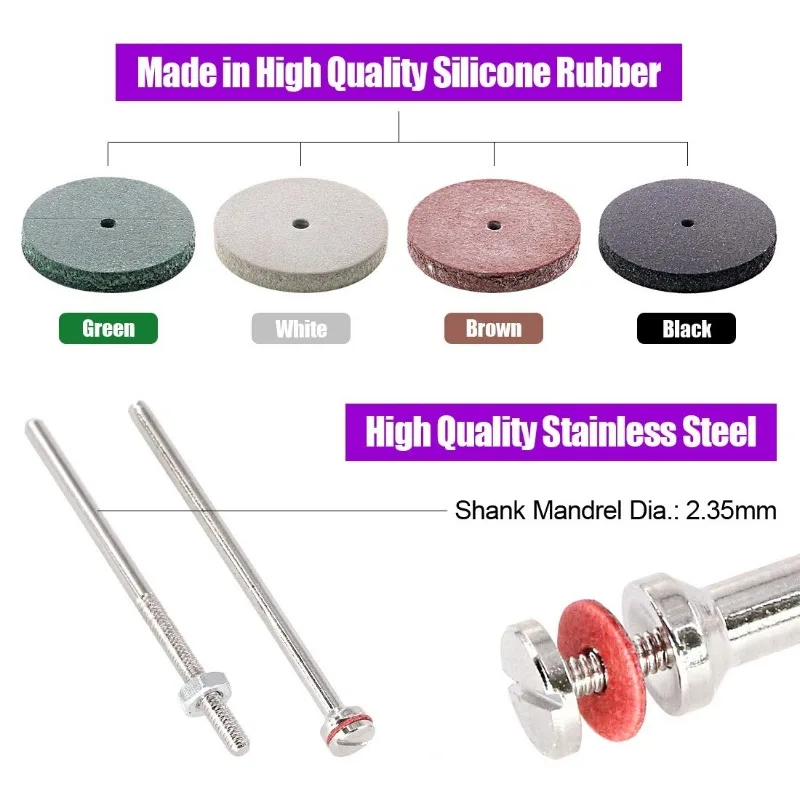 42Pcs Polishing Wheels Kit 40P - огляд і ціна Rotary Tool Kit