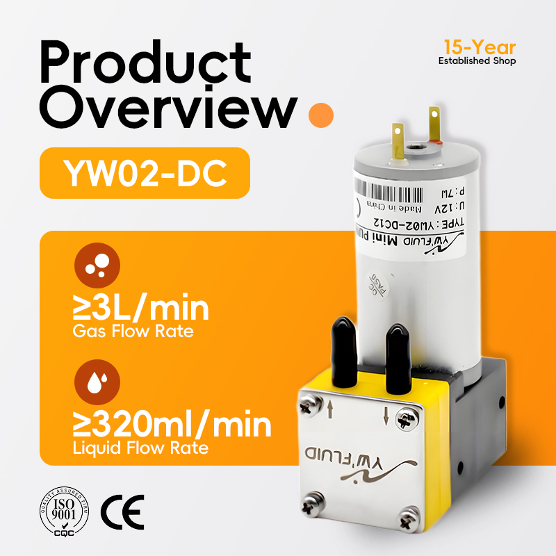 YW02 A-DC Low Pressure 12V 24V - огляд і ціна Air Compressor Mini
