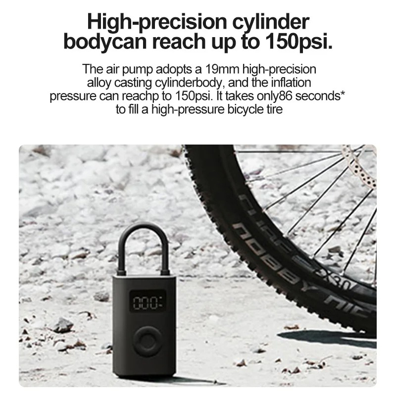 Original MIJIA Air Pump 2D 25% - огляд і ціна Air Compressor Mini
