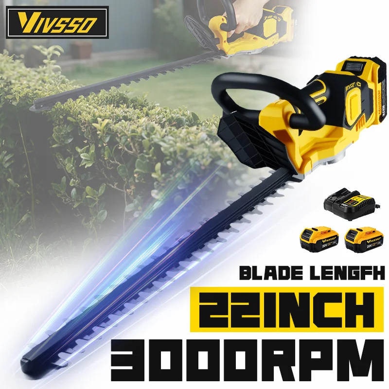 VIVSSO Cordless Electric Hedge - огляд і ціна Power Tools Garden