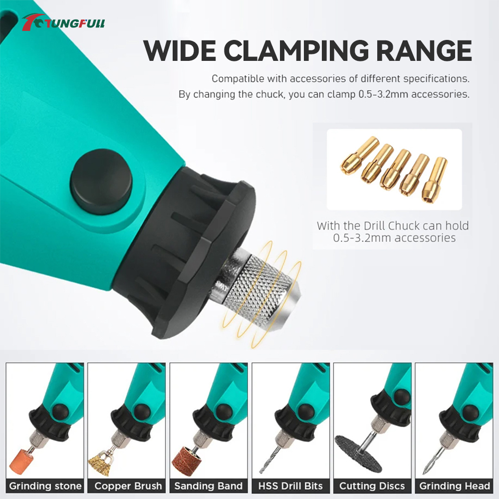TUNGFULL Rotary Tool Kit with  - огляд і ціна Rotary Tool Kit
