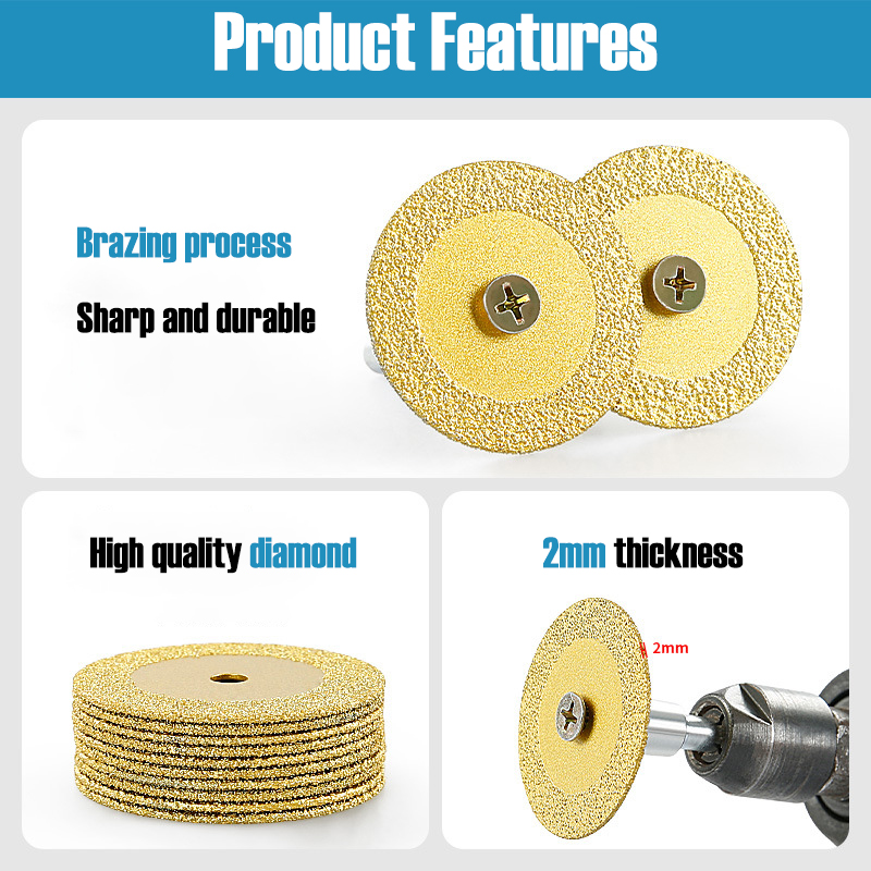 40mm Braze Diamond Saw Blade M - огляд і ціна Power Tools Safety
