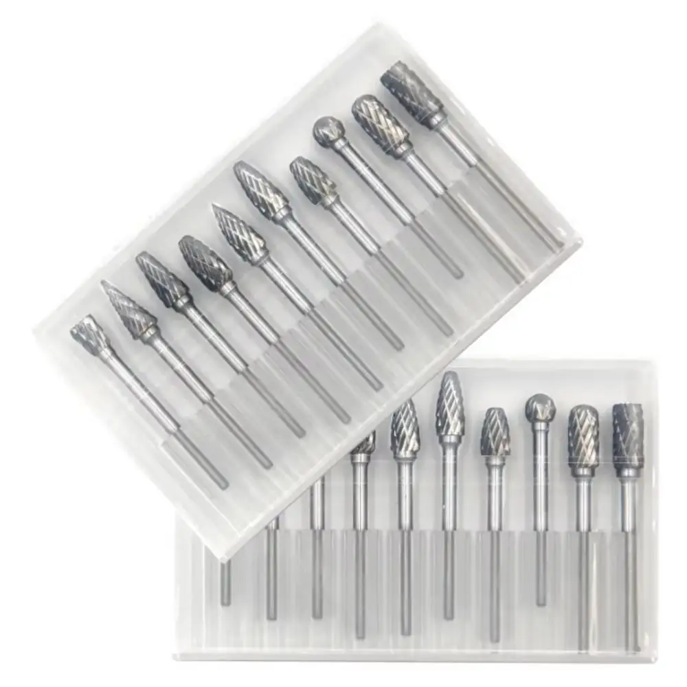 10PCS Carbide Rotary Burr Set  - огляд і ціна Rotary Tool Kit