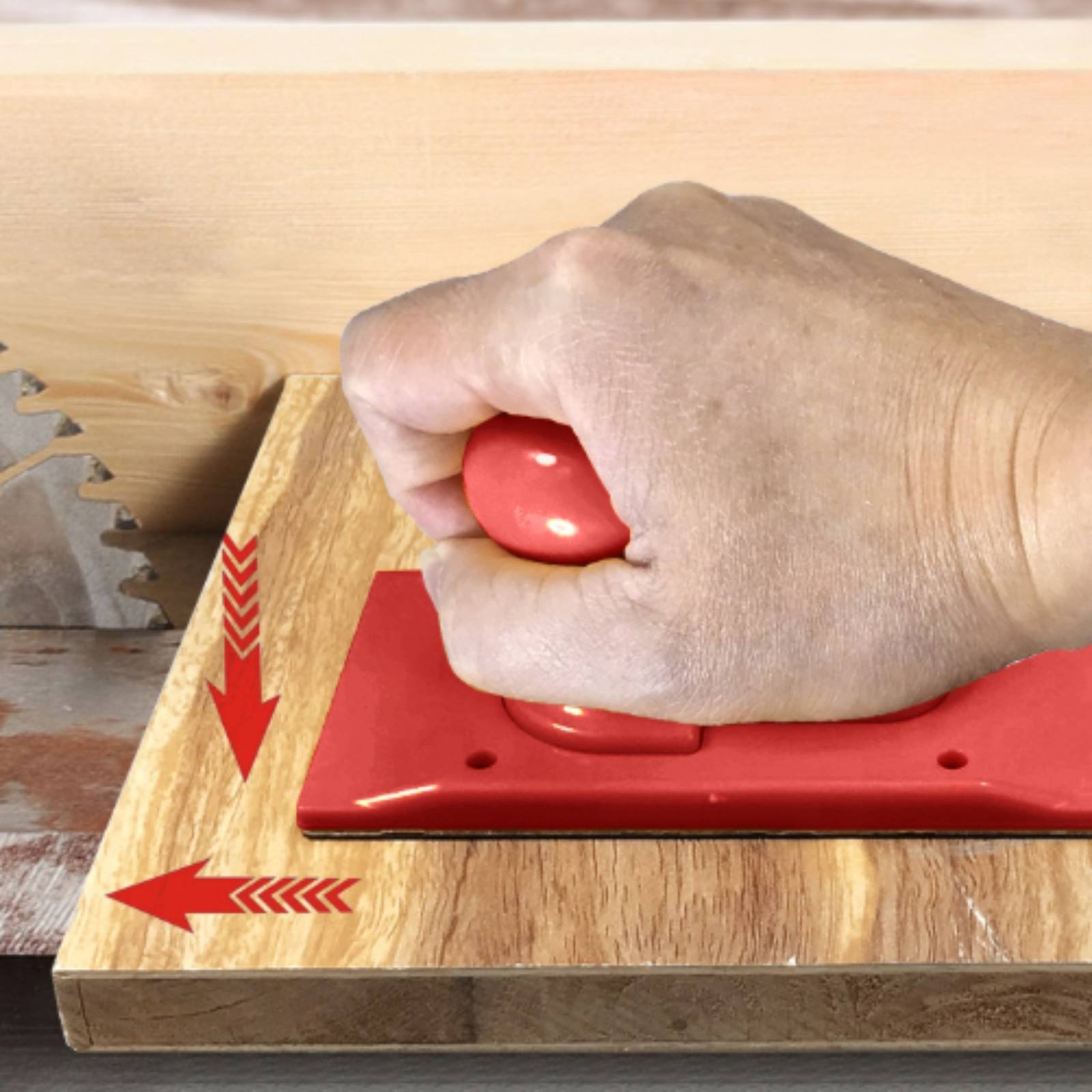 2 Pieces Woodworking Push Bloc - огляд і ціна Power Tools Safety