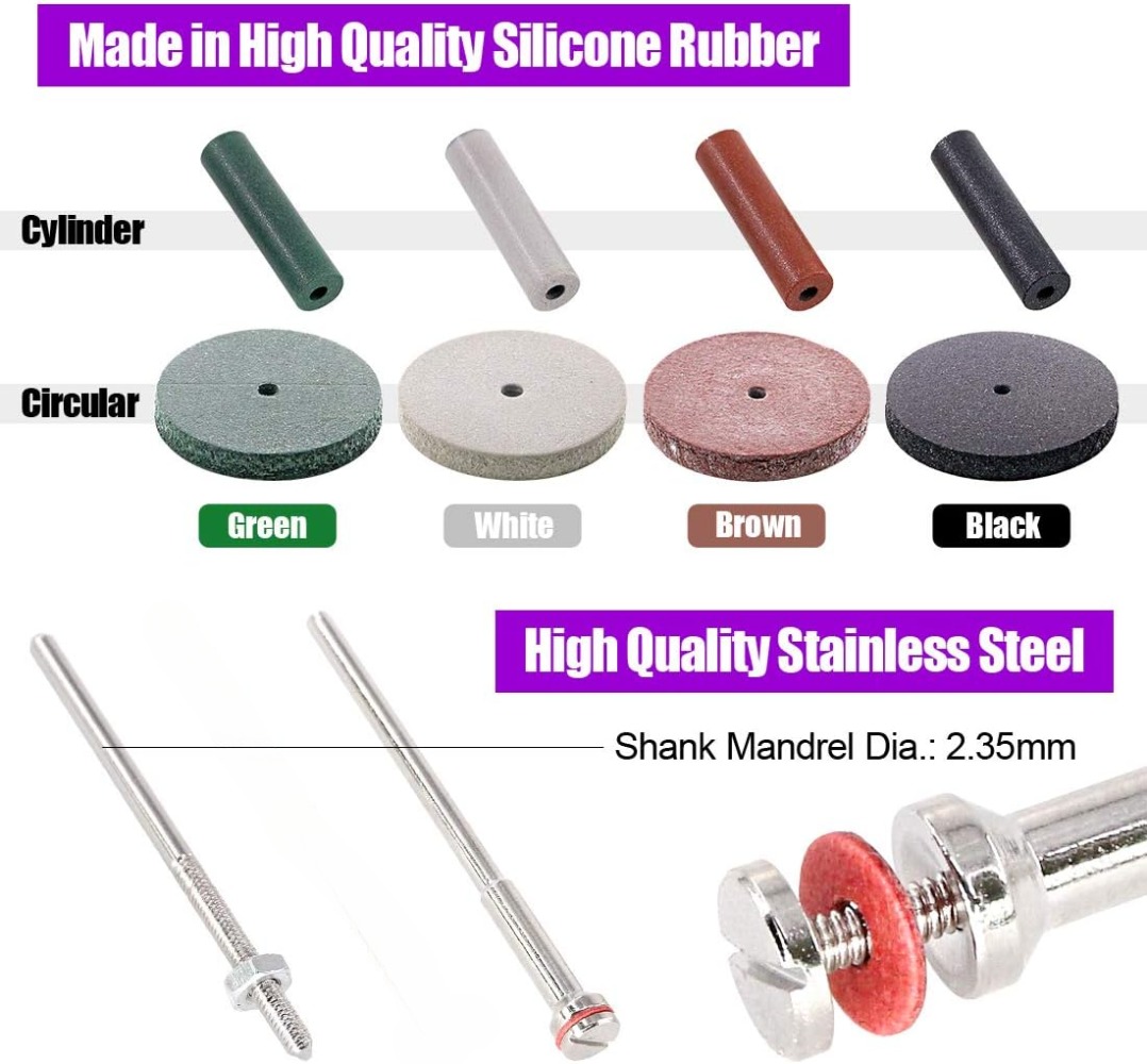 42Pcs Polishing Wheels Kit 40P - огляд і ціна Rotary Tool Kit