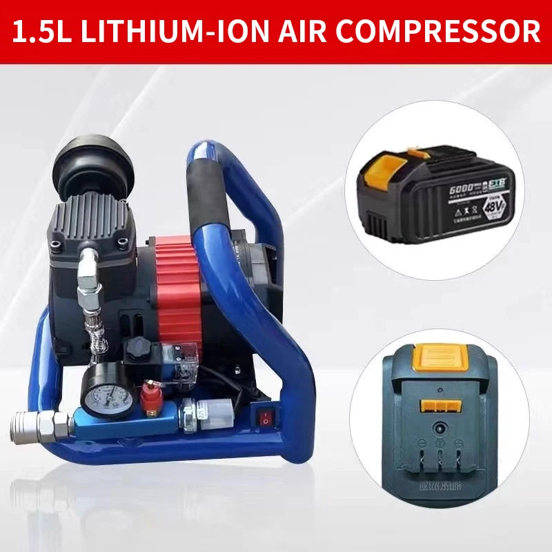 Lithium-ion Brushless 1.5L Air - огляд і ціна Air Compressor Mini