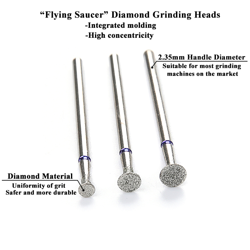 3pcs/set Diamond Nail Drill Bi - огляд і ціна Rotary Tool Kit
