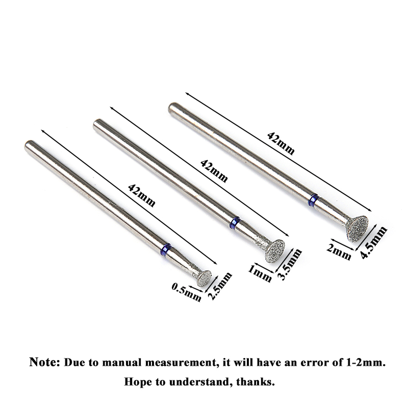 3pcs/set Diamond Nail Drill Bi - огляд і ціна Rotary Tool Kit